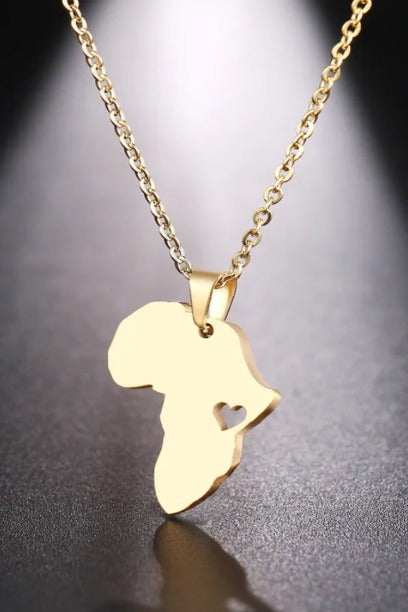 Africa Heart Necklace