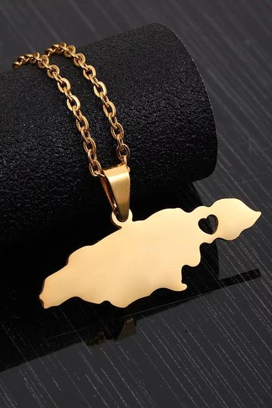 Jamaica Pendant Necklace - Gold