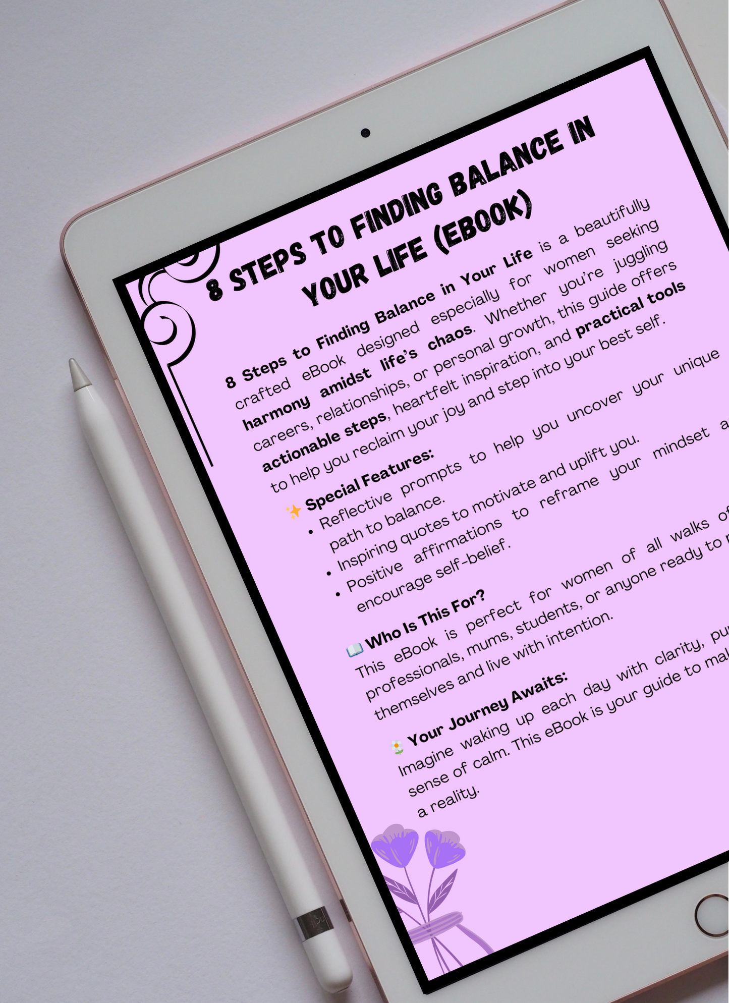 8 Steps to Finding Balance in Your Life (eBook)
