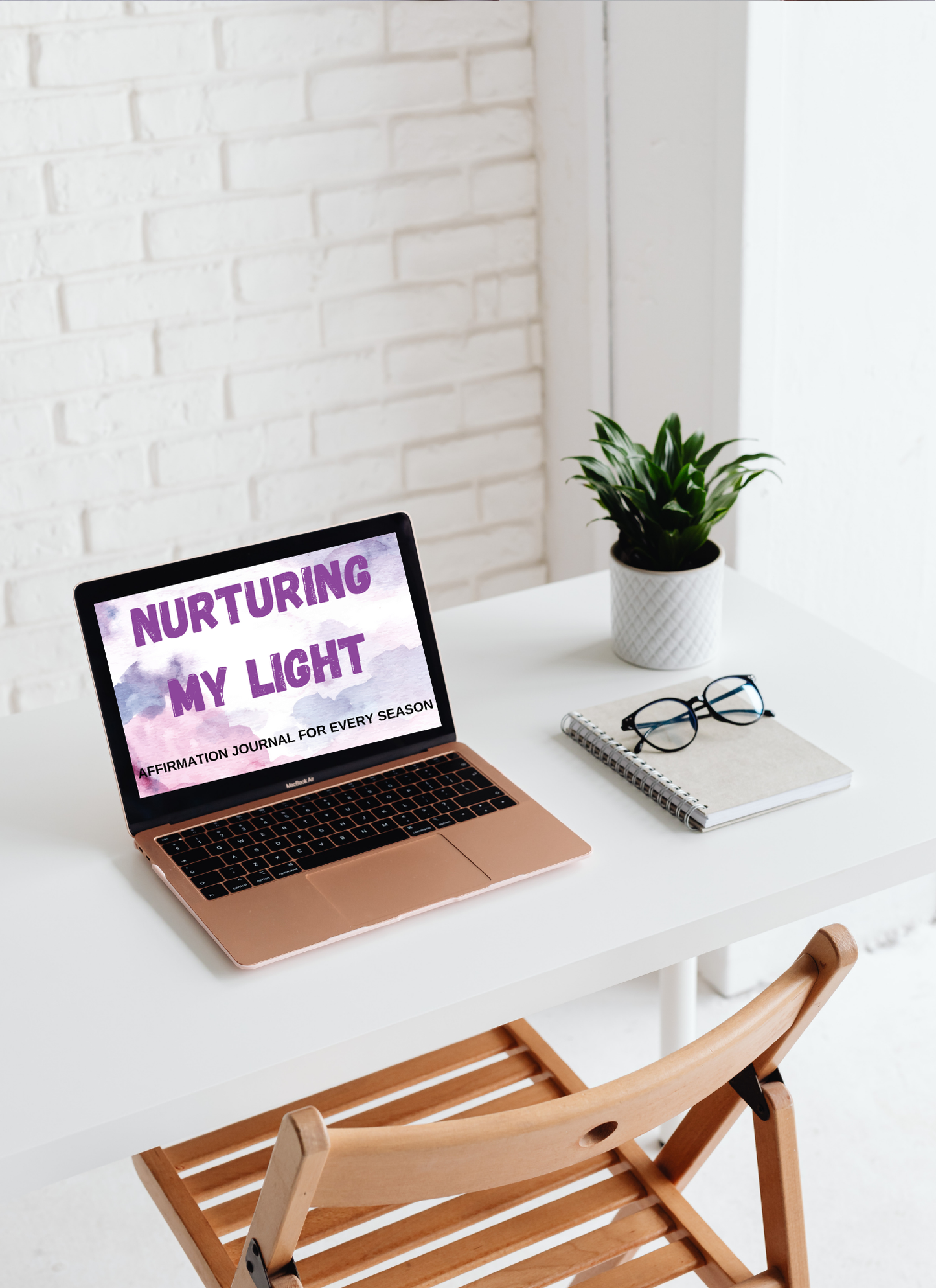 Nurturing My Light- Digital Affirmation Journal with prompts