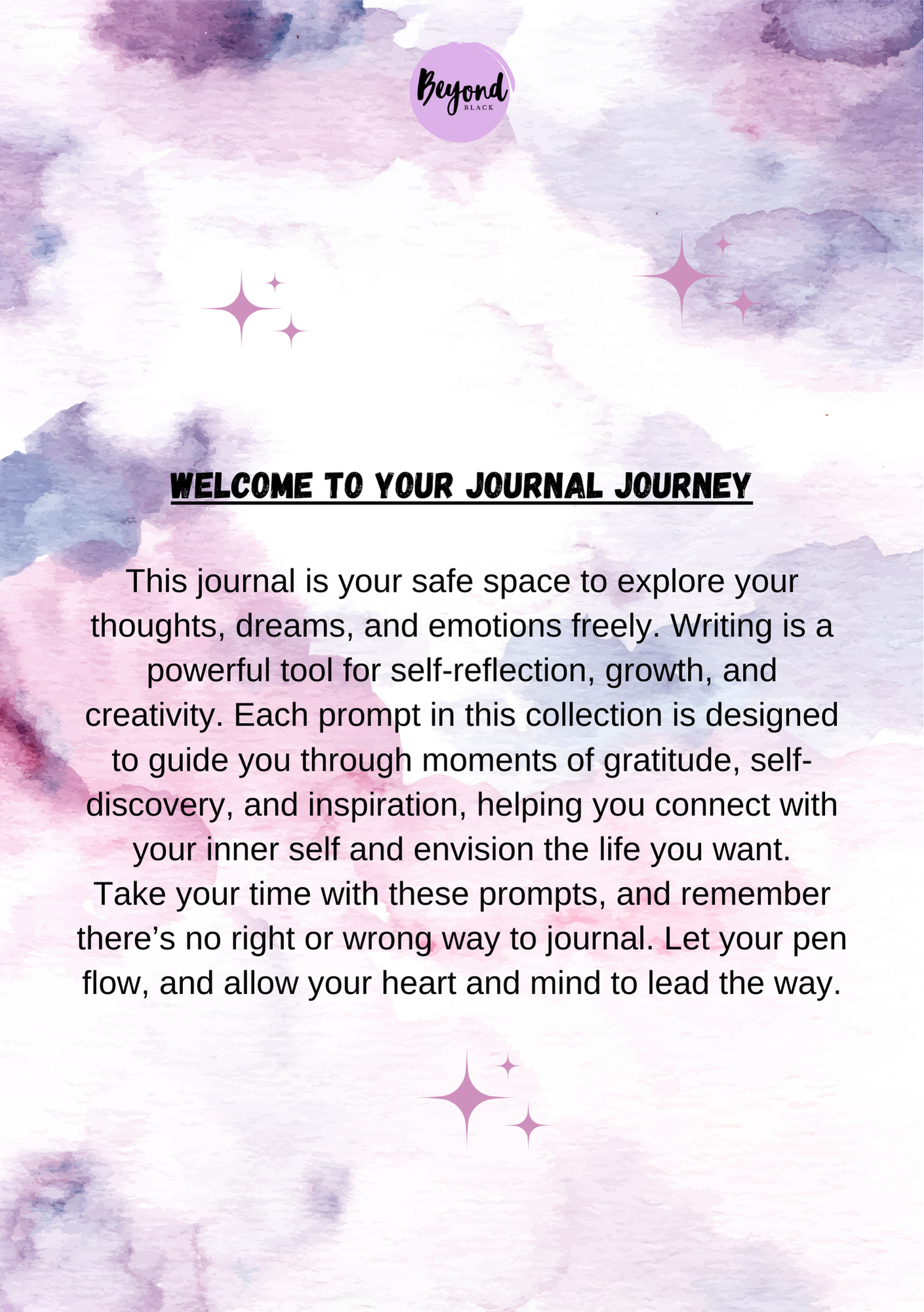 Nurturing My Light- Digital Affirmation Journal with prompts