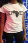 Queen "Africa" Tee- White