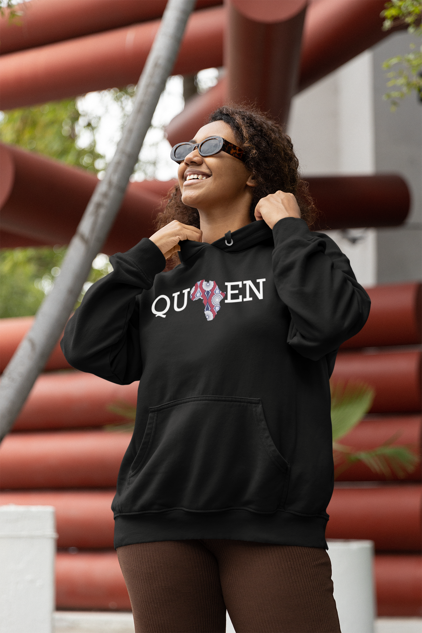 Ankara Queen- Hoodie