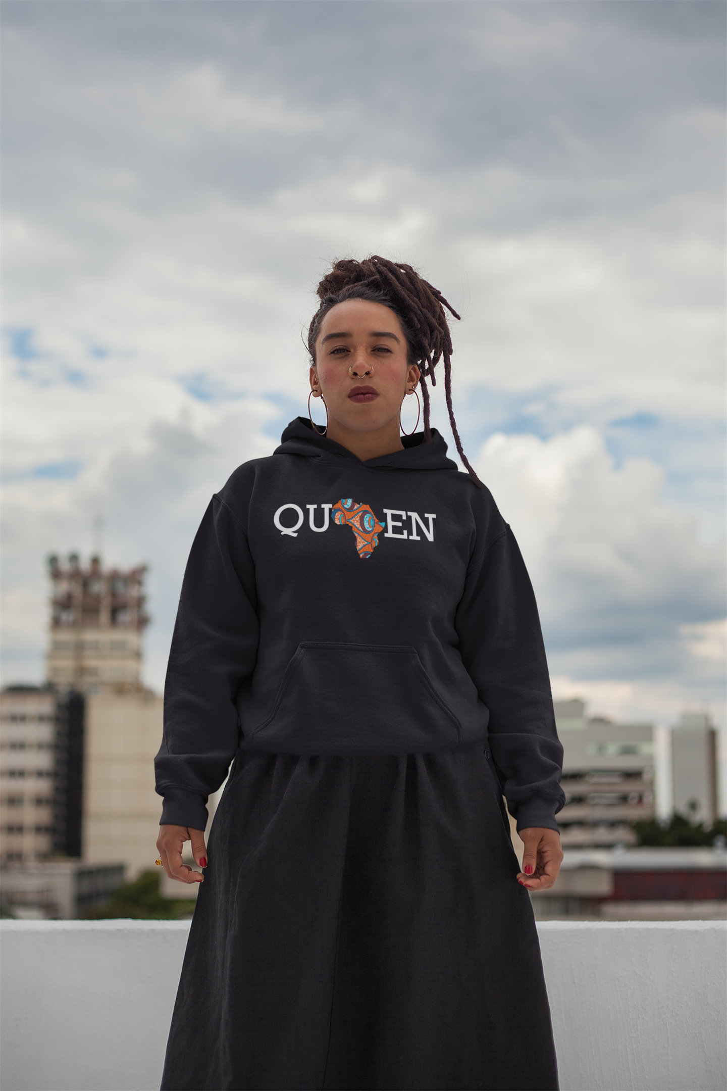 Ankara Queen- Hoodie